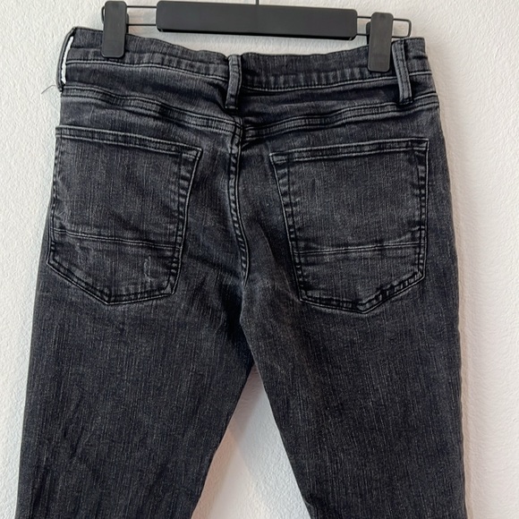 Arizona Black Stacked Skinny Jeans - Mens 29 - Picture 6 of 8